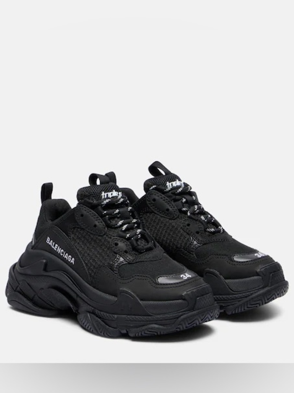 Balenciaga Triple S Black Sneakers
